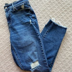 LEVIS Denizen High-rise Ankle Slim Jeans size 28